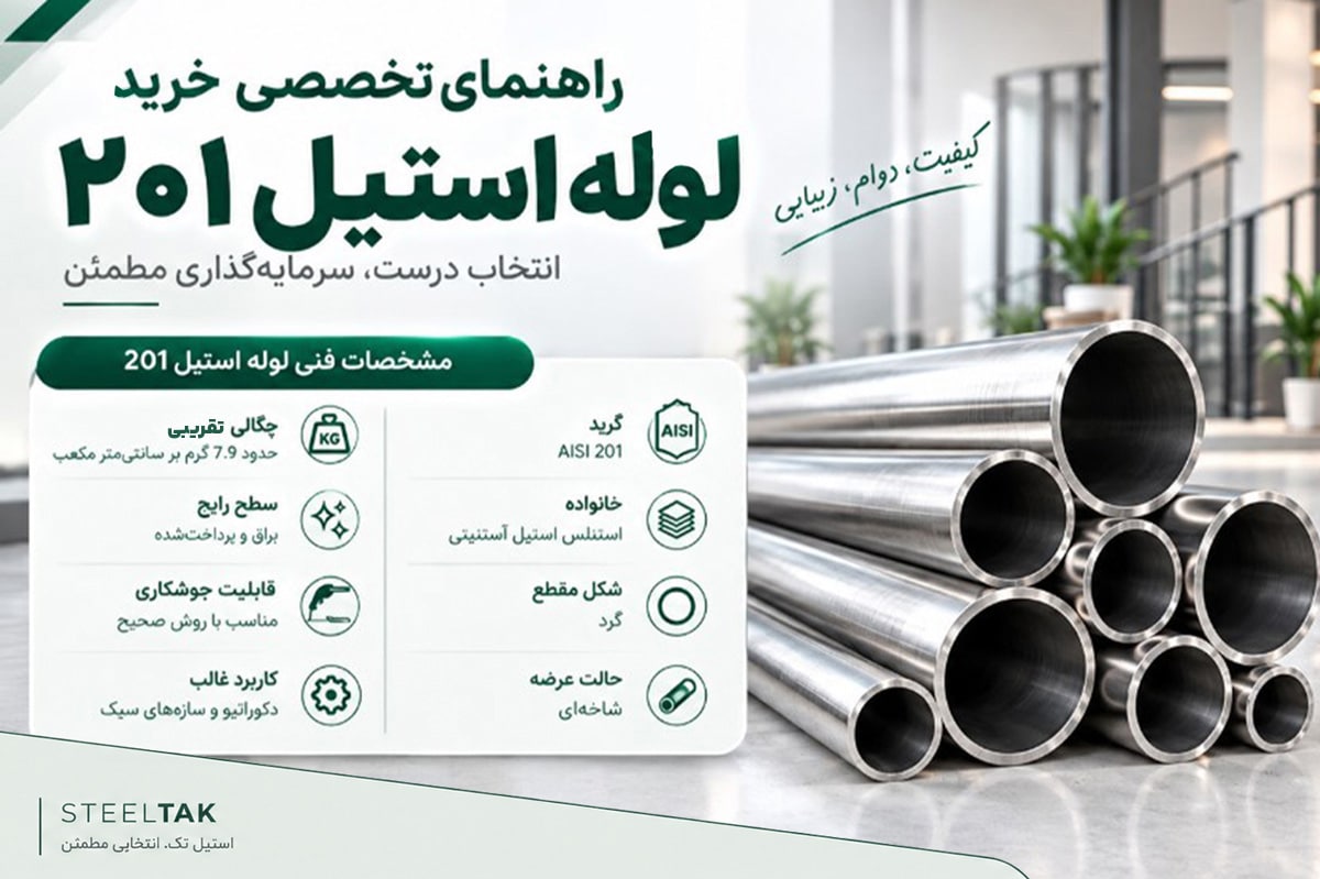 راهنمای خرید لوله استیل 201