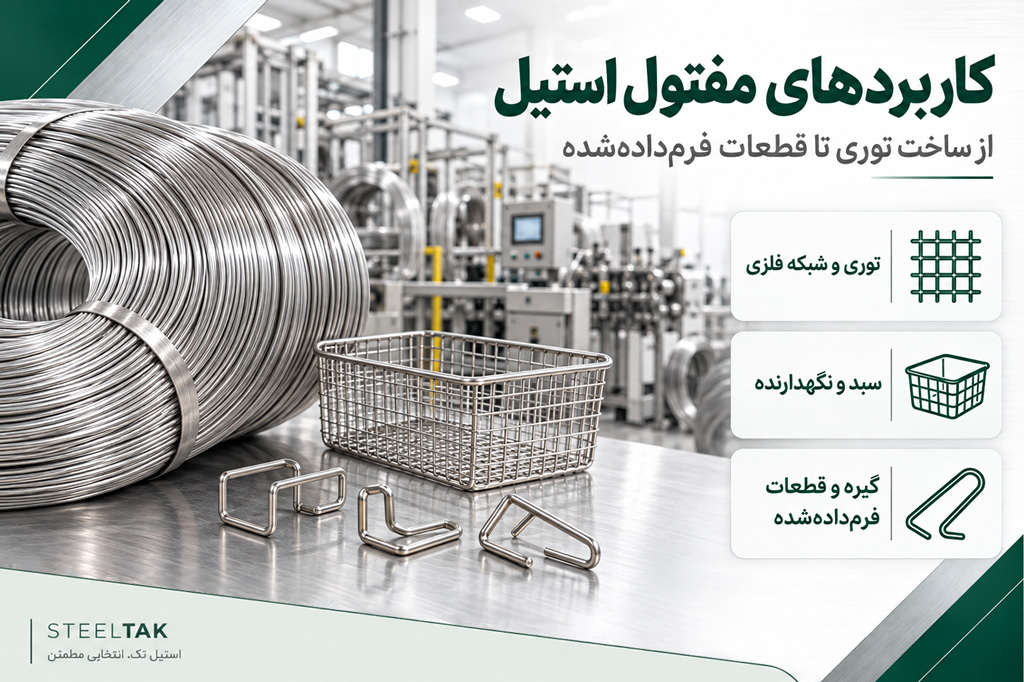 کاربرد مفتول استیل