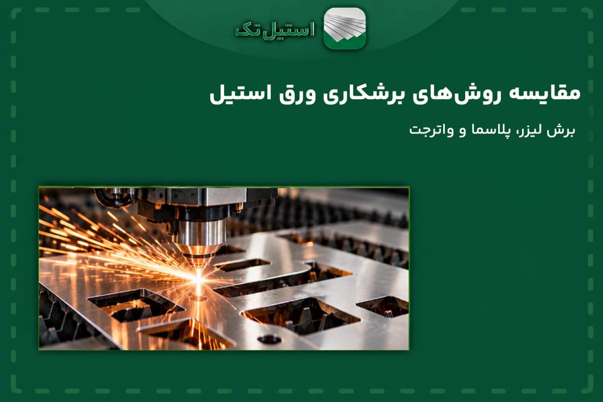 مقایسه روش‌های برشکاری ورق استیل